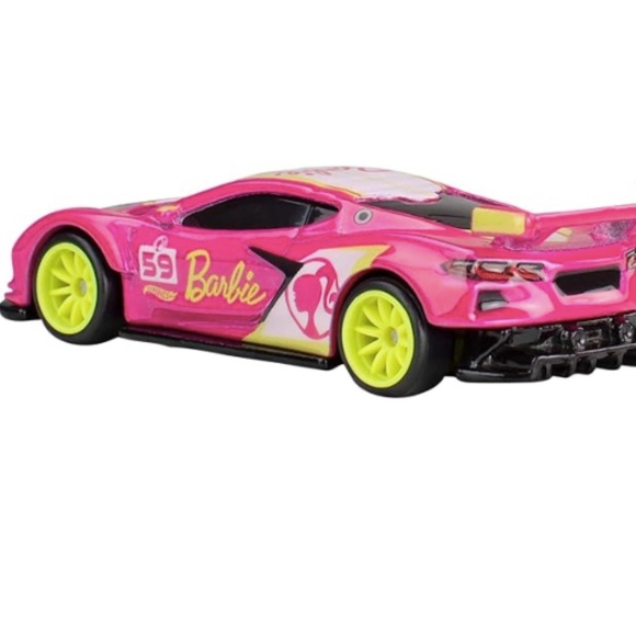 2024 Hot Wheels Premium Pop Culture Barbie 65th Anniversary Corvette C8.R - Picture 4 of 7